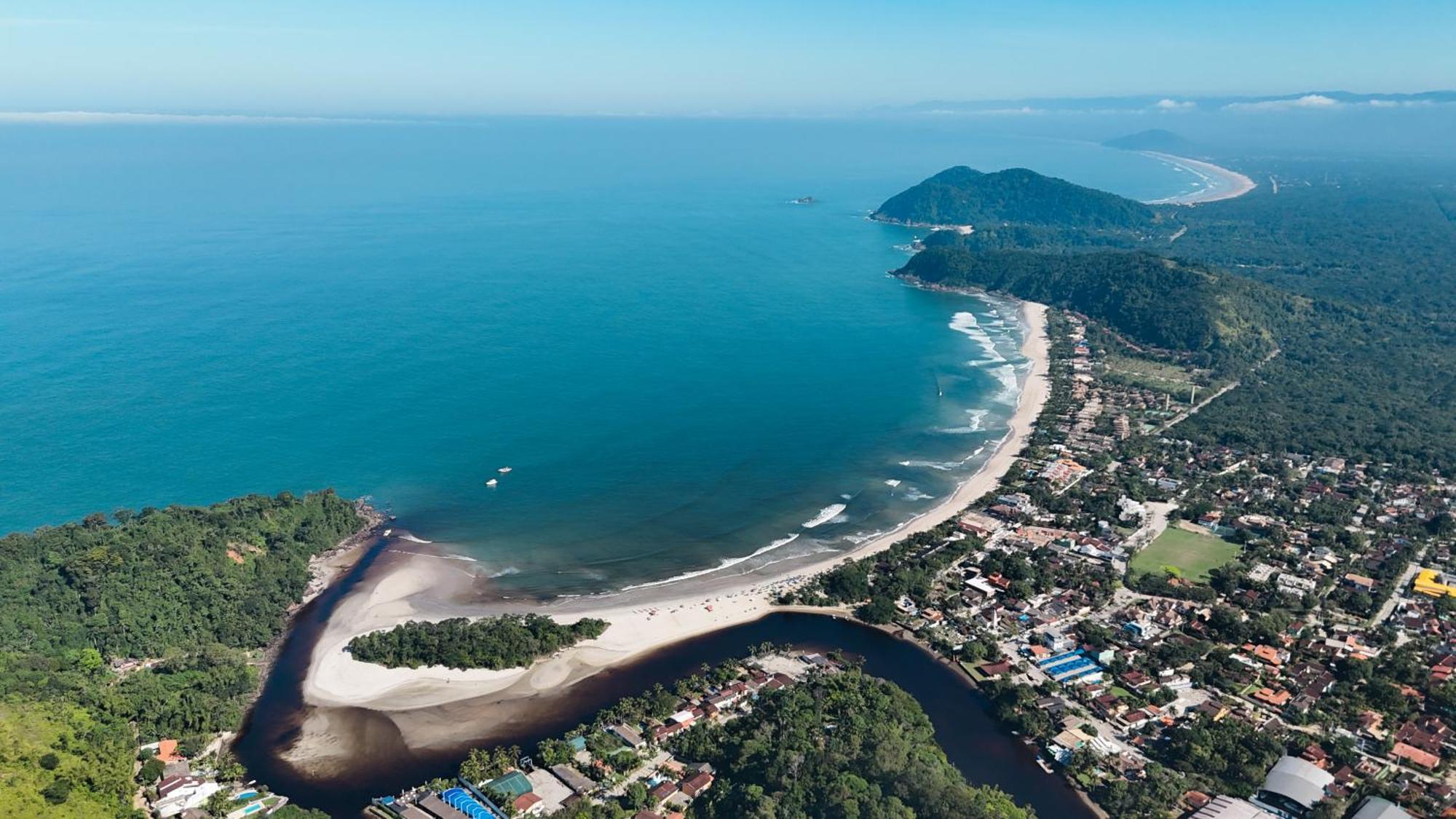 Casa Una A Beira Rio - Barra Do Una - 450M Da Praia Villa Sao Sebastiao  Eksteriør billede